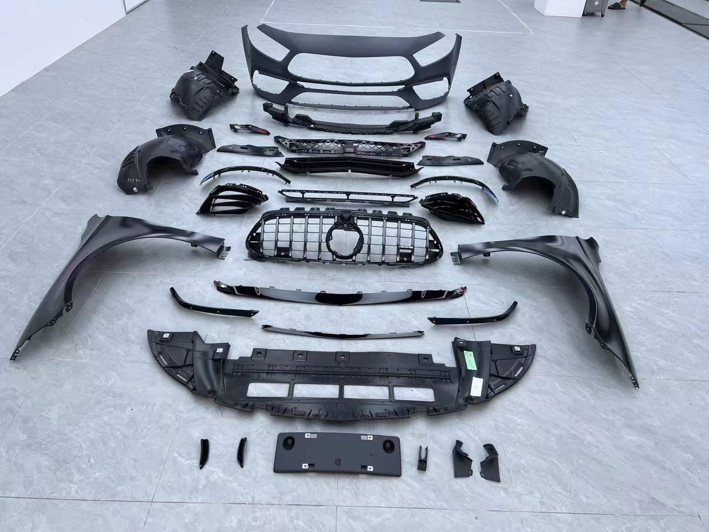 Luxury Sports LS A45 AMG Conversion Front Bumper + Fender Mercedes Benz W177 A Series -PP SR