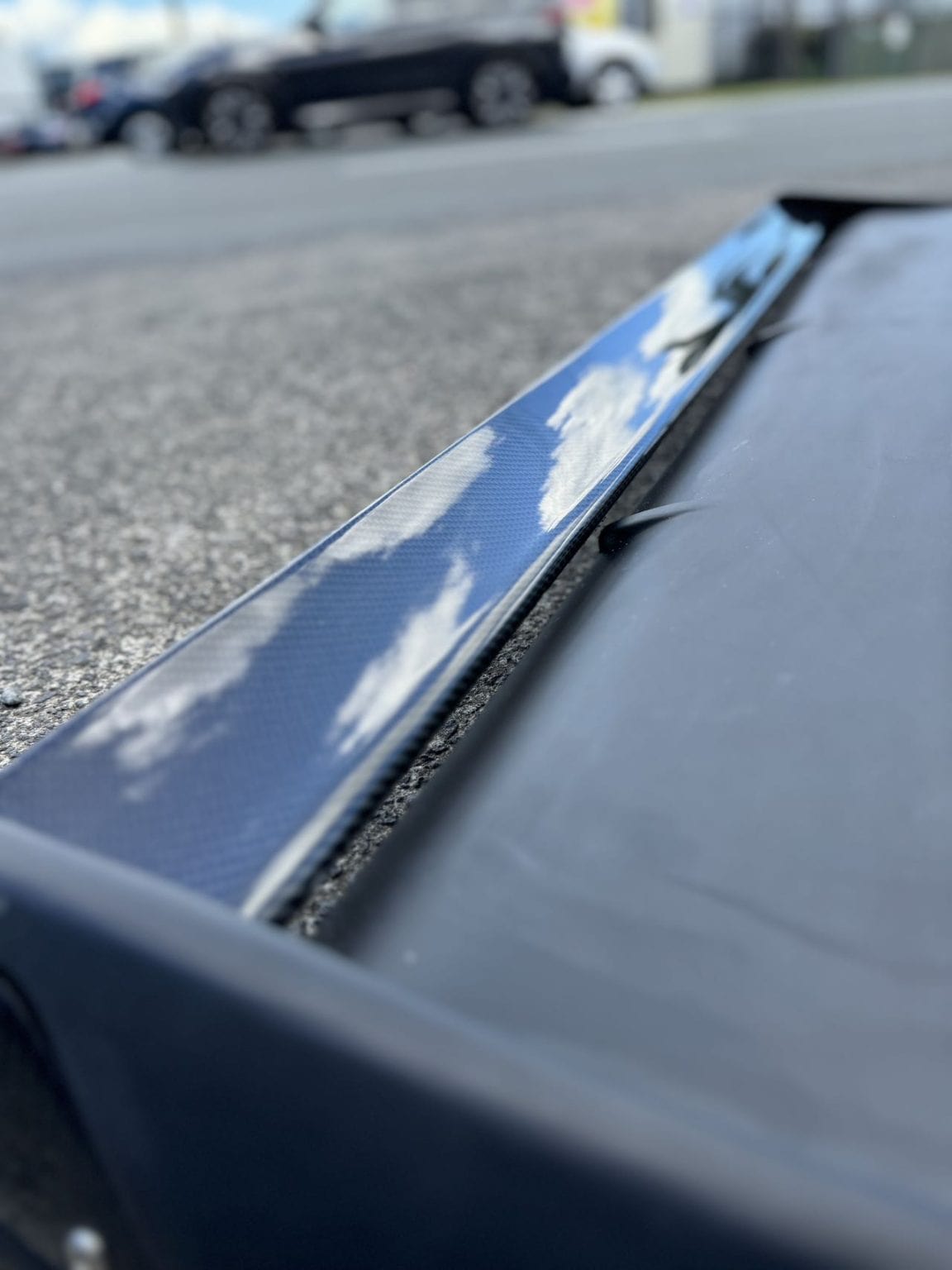 Luxury Sports LS Factory GTR Style Rear Spoiler With Carbon Mid Blade For Nissan Skyline R34 SR