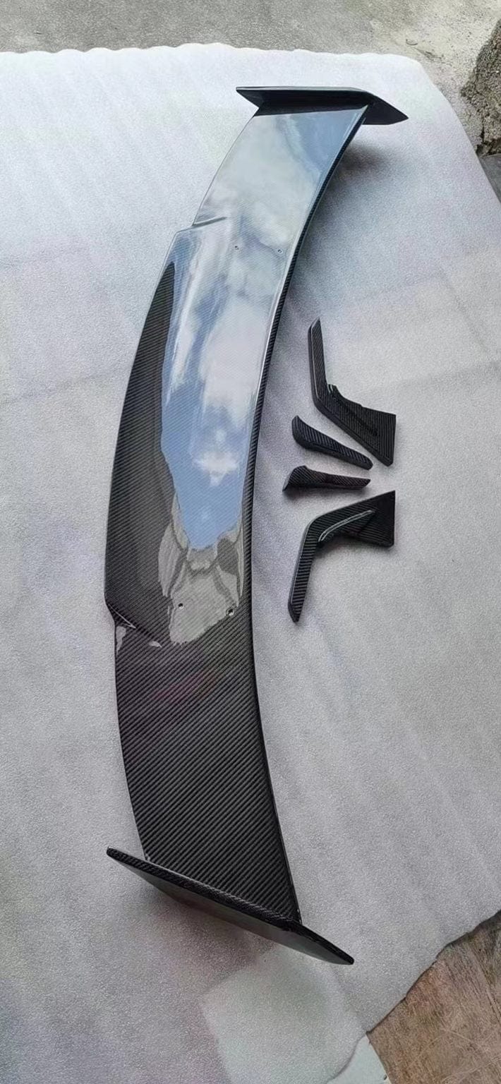 Luxury Sports Luxury Sports 1.5m Carbon Swan Neck GT Spoiler For Tesla Model 3 -PP SR