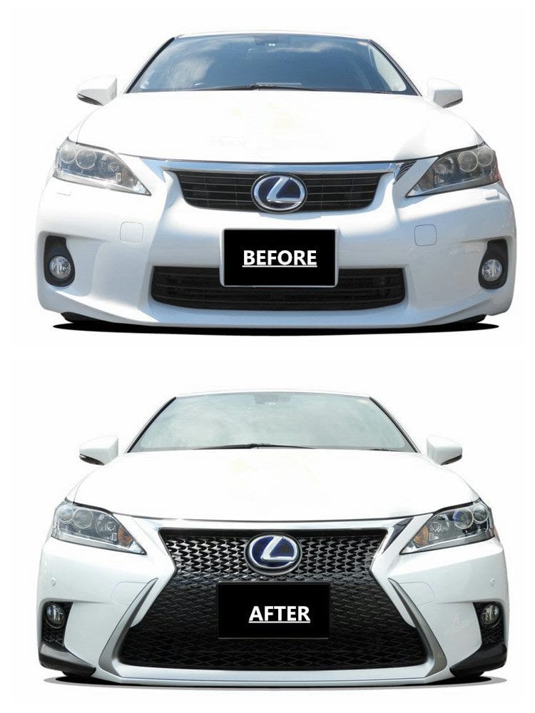Luxury Sports Luxury Sports 15 F Sport Front Bumper Conversion For Lexus CT200H 11-14 -PP SR