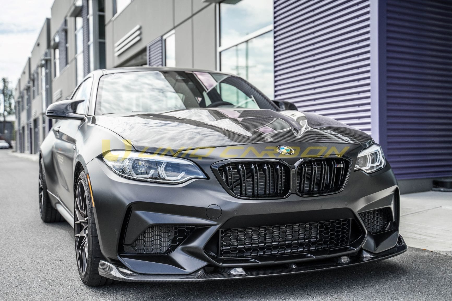 Luxury Sports Luxury Sports 3D Style Carbon Front Lip For BMW F87 M2 -PP SR