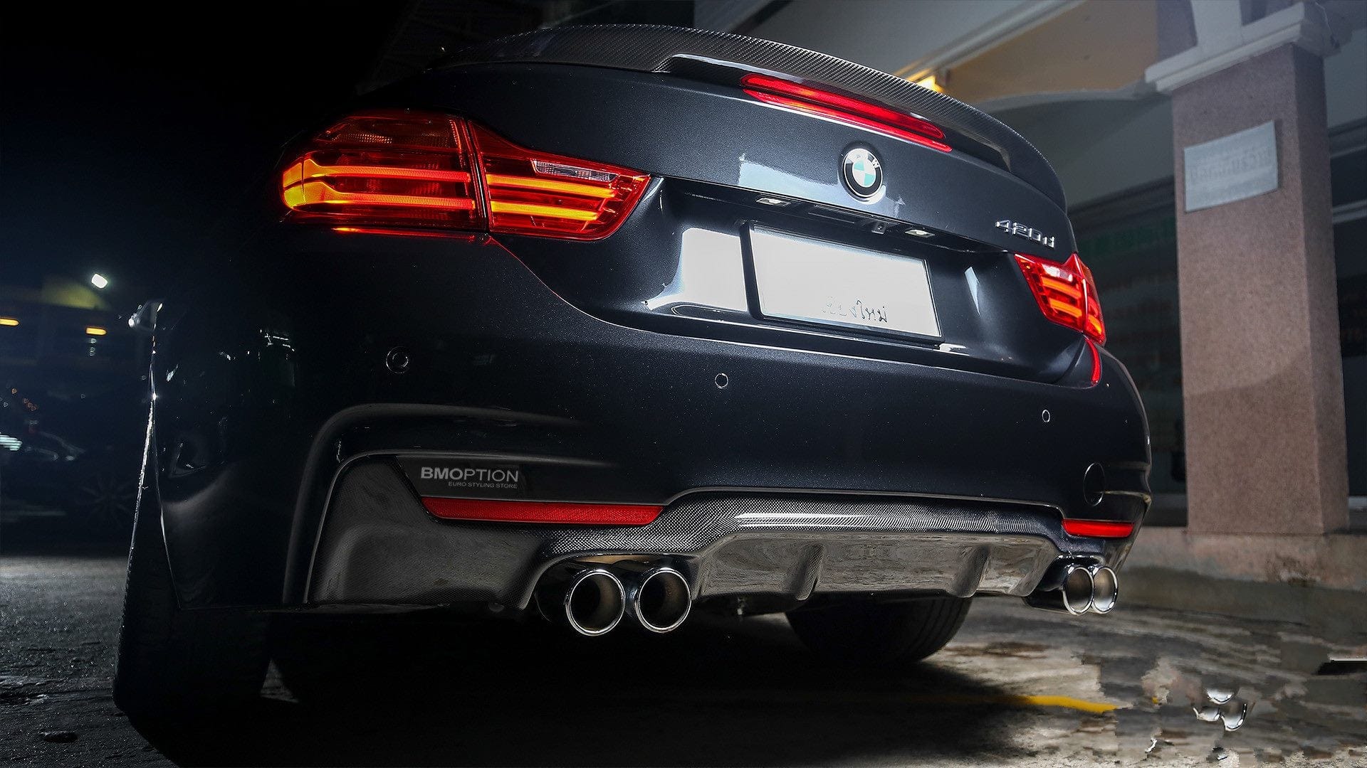 Luxury Sports Luxury Sports 3D Style Rear Diffuser For BMW F32 F33 F36 4 Series-PP SR