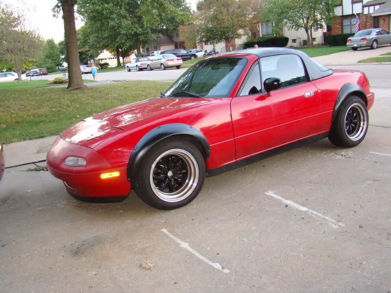 Luxury Sports Luxury Sports 50mm Wide Front and Rear Flares For Mazda Mx5 NA SR