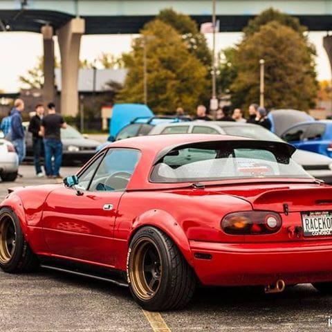 Luxury Sports Luxury Sports 50mm Wide Front and Rear Flares For Mazda Mx5 NA SR