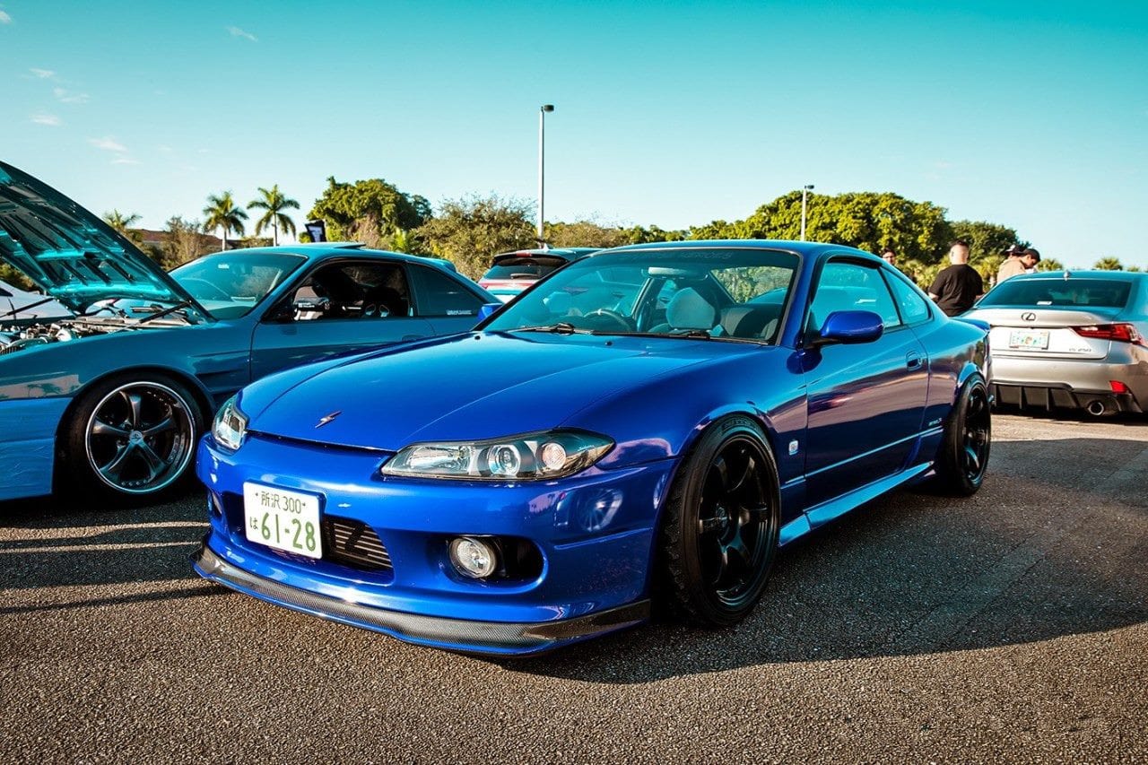 Luxury Sports Luxury Sports AB Flug Style Carbon Front Diffuser For Nissan Silvia S15 -PP SR