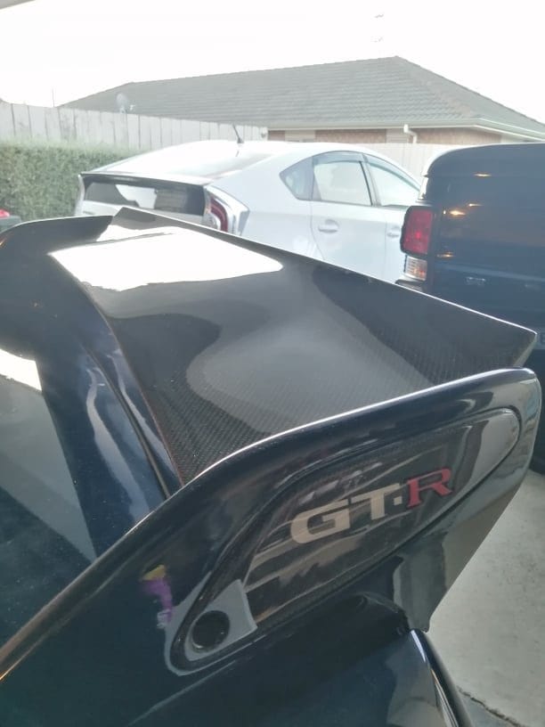 Luxury Sports Luxury Sports AC Style Carbon Blade For Nissan Skyline R33 GTR Spoiler SR