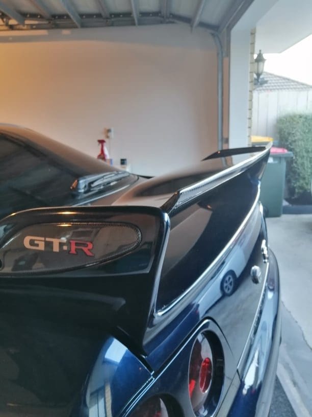 Luxury Sports Luxury Sports AC Style Carbon Blade For Nissan Skyline R33 GTR Spoiler SR