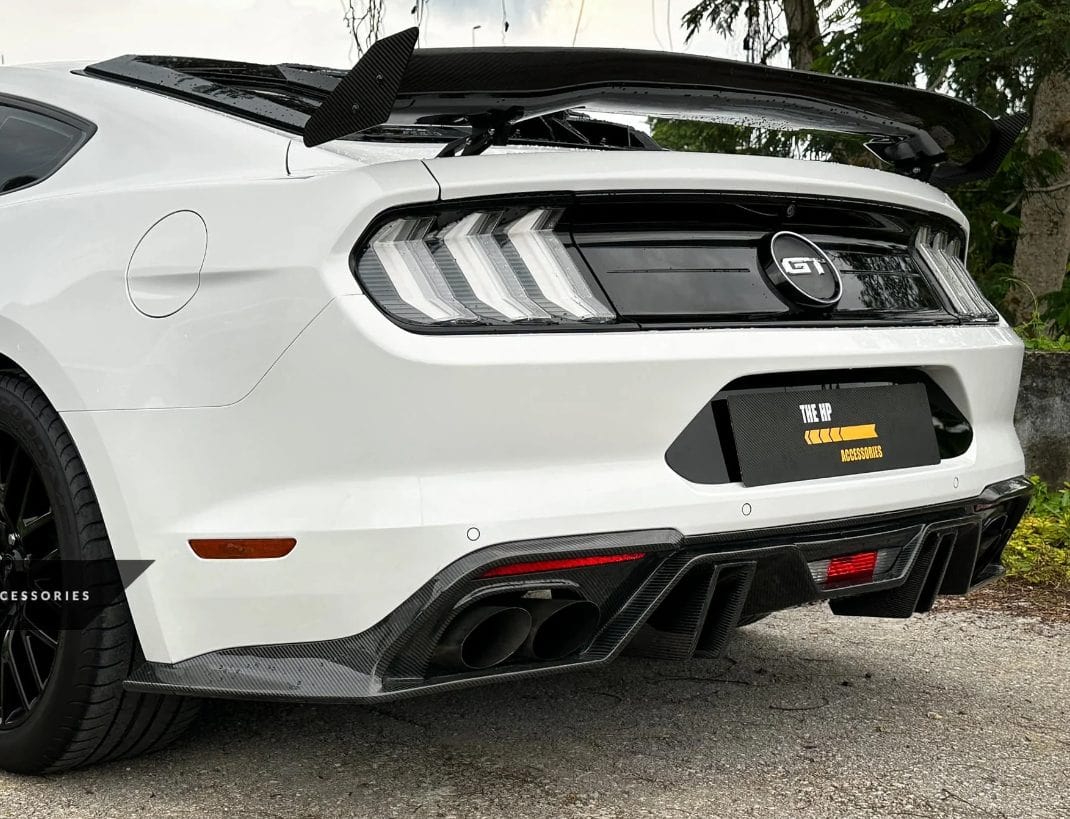 Luxury Sports Luxury Sports AC Style Carbon Rear Diffuser For Ford Mustang 18-23 -PP SR