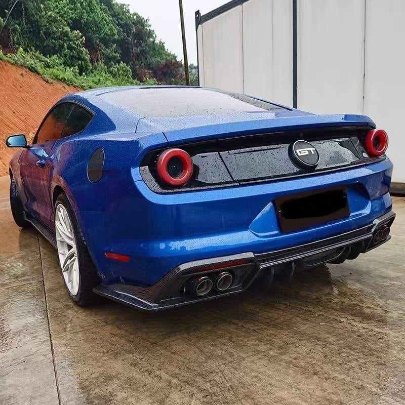 Luxury Sports Luxury Sports AC Style Carbon Rear Diffuser For Ford Mustang 18-23 -PP SR