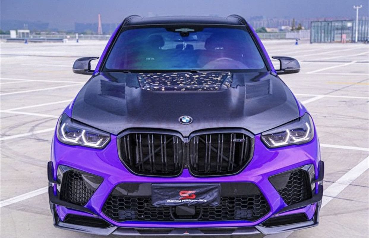 Luxury Sports Luxury Sports AE Style Carbon Bonnet For BMW F95 X5M 20-22 -PP SR