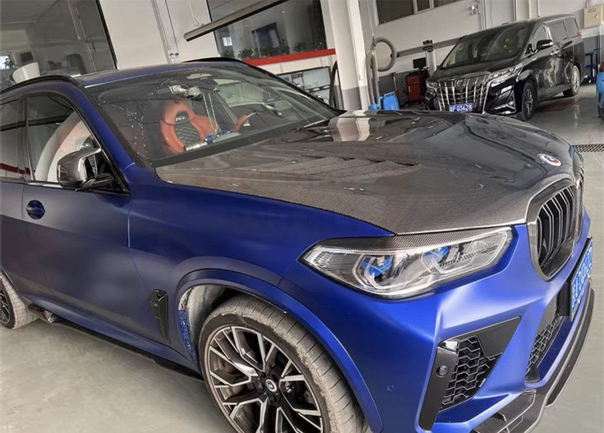 Luxury Sports Luxury Sports AE Style Carbon Bonnet For BMW F95 X5M 20-22 -PP SR