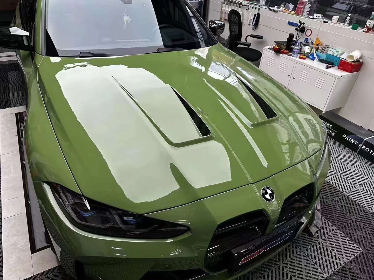 Luxury Sports Luxury Sports Alpha N Style Dry Carbon Bonnet For BMW G80 G82 -PP SR