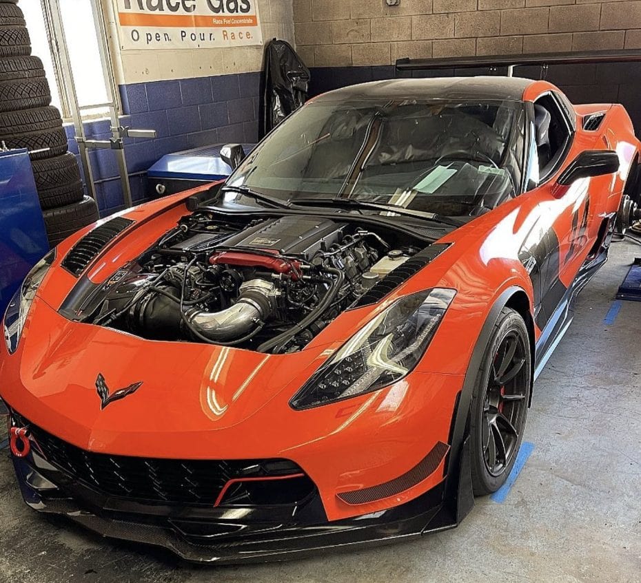 Luxury Sports Luxury Sports APR Style Carbon Front Lip For Chevrolet Corvette C7 -PP SR