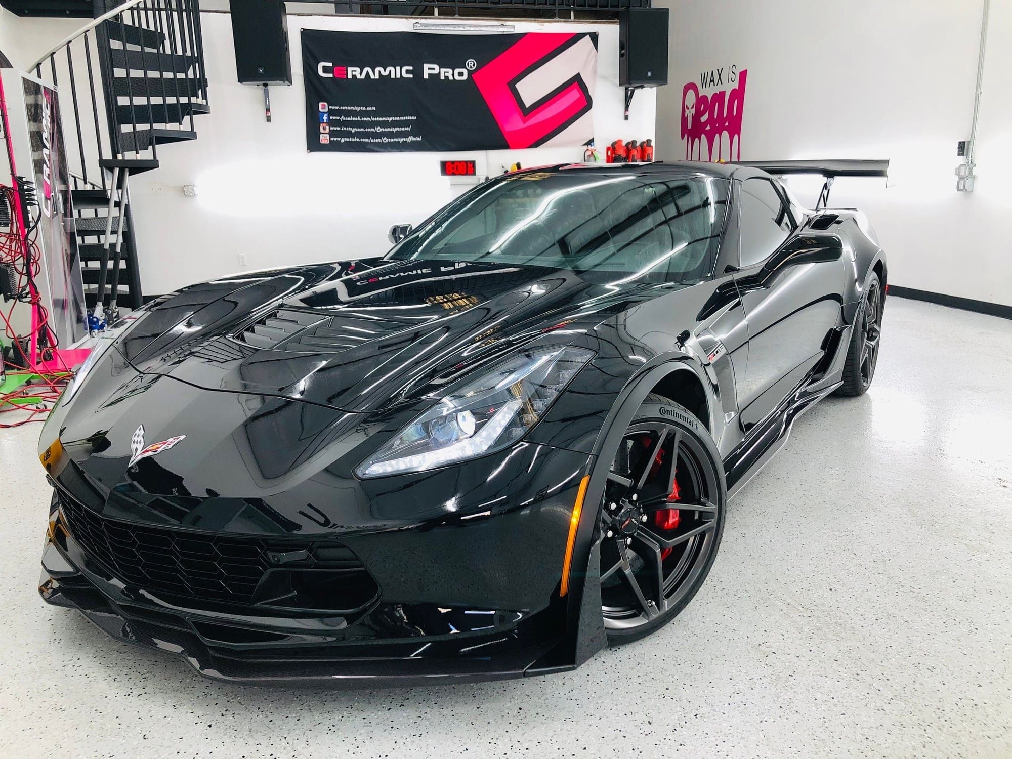 Luxury Sports Luxury Sports APR Style Carbon Front Lip For Chevrolet Corvette C7 -PP SR