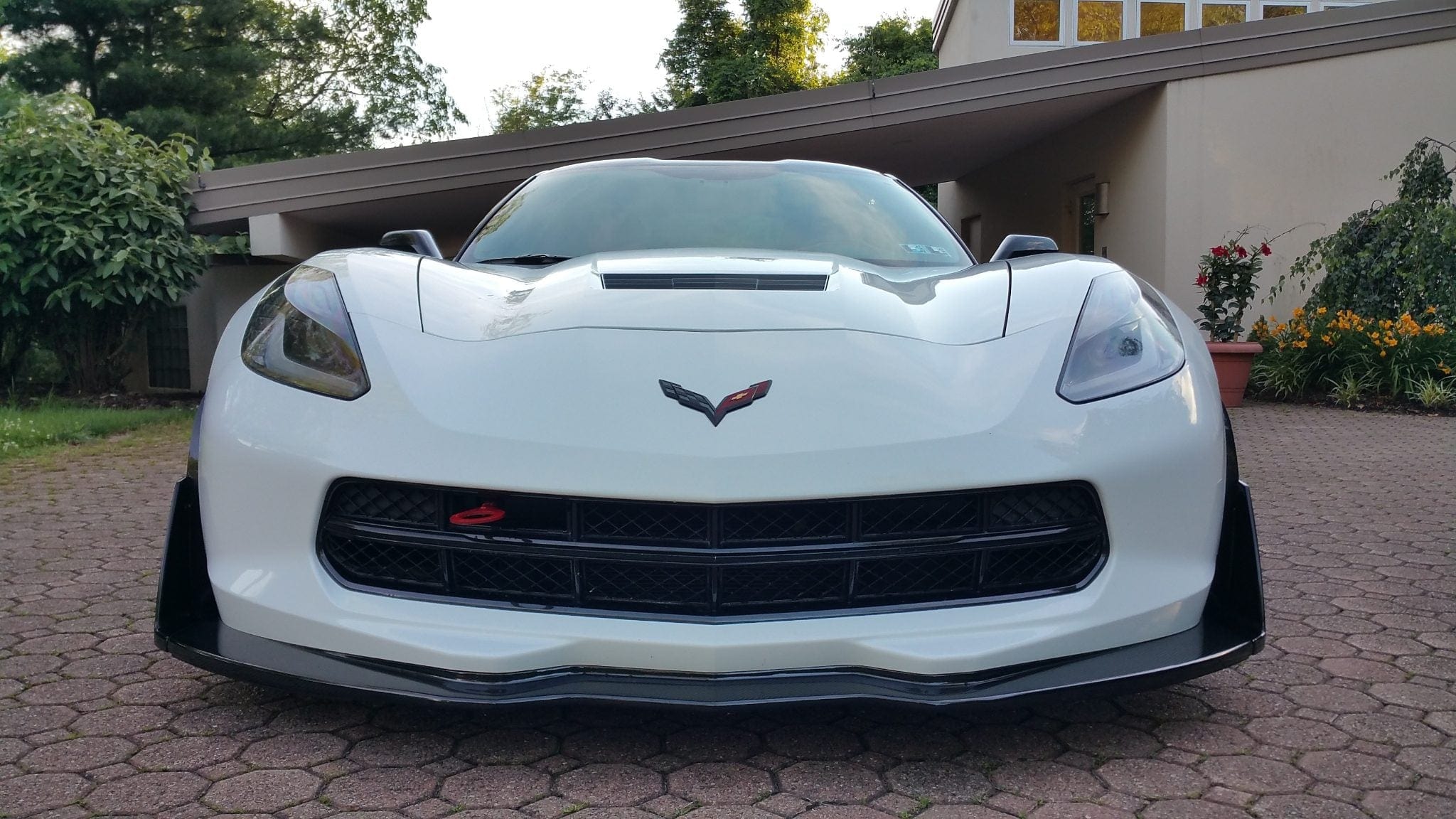 Luxury Sports Luxury Sports APR Style Carbon Front Lip For Chevrolet Corvette C7 -PP SR