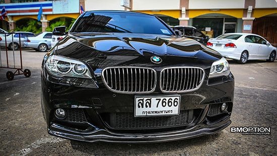 Luxury Sports Luxury Sports Arkym Style Carbon Front Lip BMW F10 F18 M Tech Bumper 10-18 -PP SR