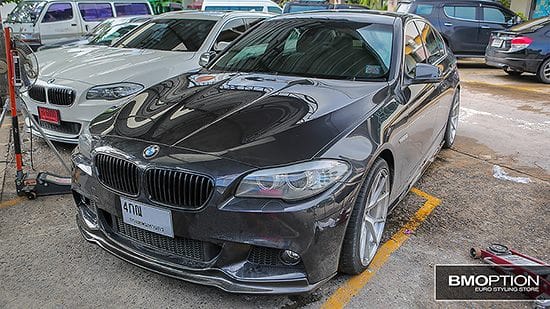 Luxury Sports Luxury Sports Arkym Style Carbon Front Lip BMW F10 F18 M Tech Bumper 10-18 -PP SR
