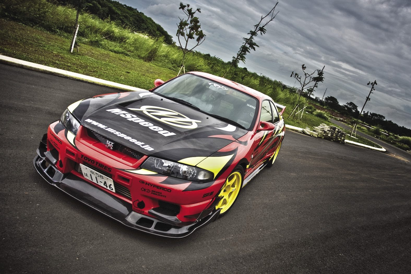 Luxury Sports Luxury Sports Auto Select Style Carbon Front Lip For Nissan Skyline R33 GTR -PP SR