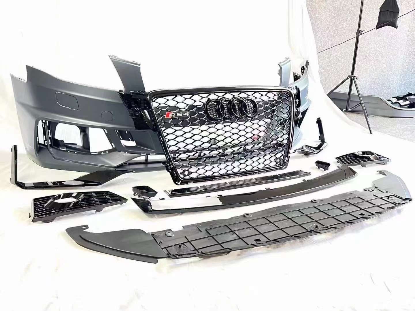 Luxury Sports Luxury Sports B9 RS4 Conversion Style Front Bumper For Audi A4/S4 B8 -PP SR