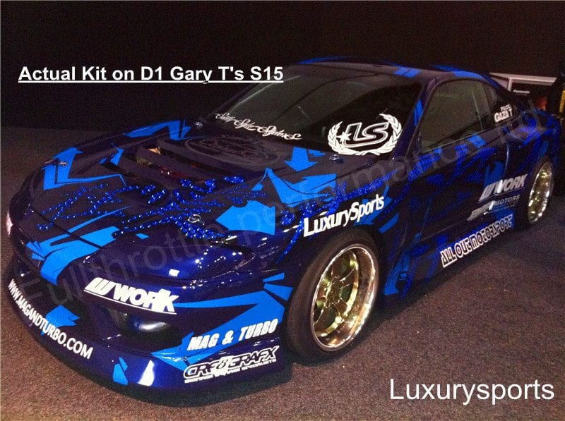 Luxury Sports Luxury Sports BN Blister Style Wide Bodykit For Nissan Silvia S15 -PP SR