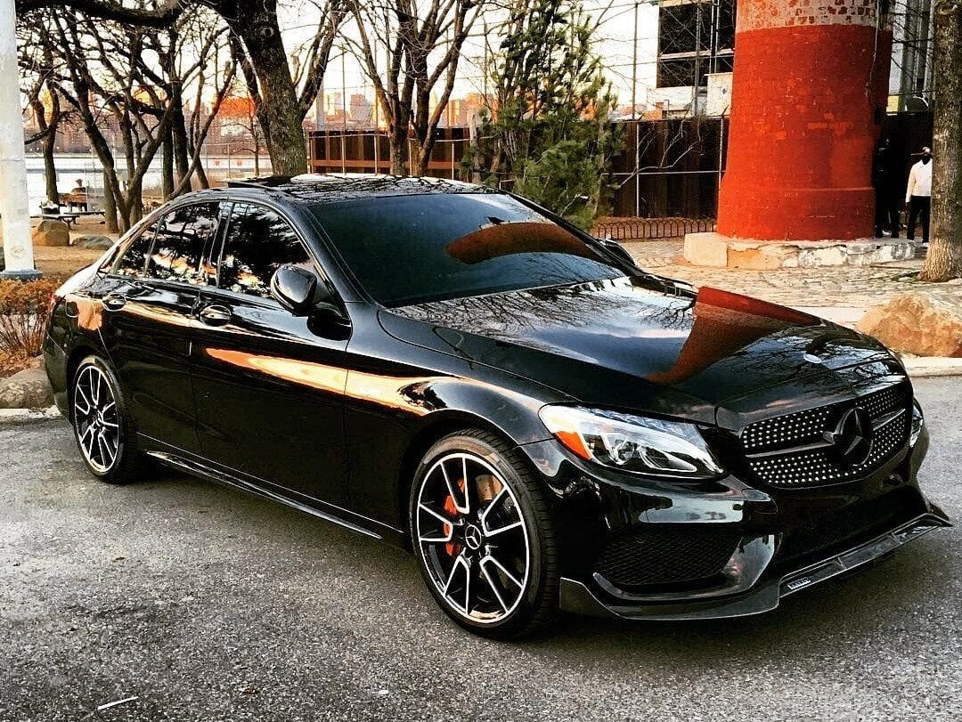 Luxury Sports Luxury Sports Brabus Style Front Lip For Mercedes Ben W205 C Series -PP SR