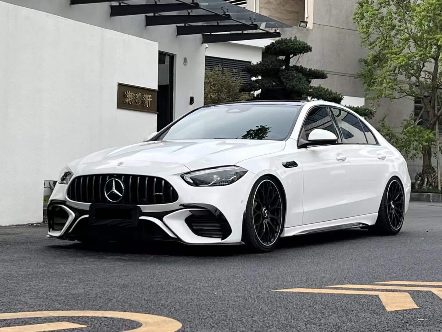 Luxury Sports Luxury Sports C63s Style Conversion Front Bumper Mercedes Benz C Class W206 -PP SR