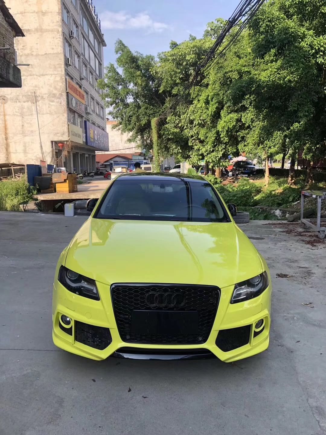 Luxury Sports Luxury Sports Caractere Style Front Bumper For Audi A4 B8 -PP SR