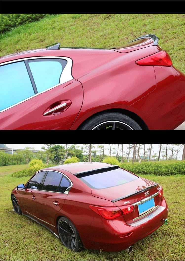 Luxury Sports Luxury Sports Carbon Boot and Roof Spoiler For Infiniti Q50 14-18 -PP SR