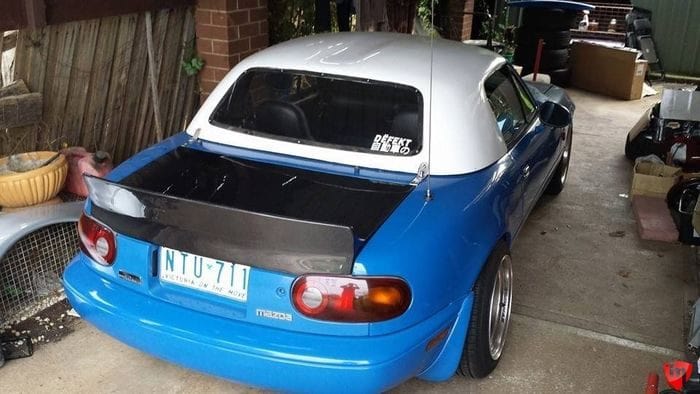Luxury Sports Luxury Sports Carbon Boot Lid Type 2 High Spoiler For MX5 NA-PP SR