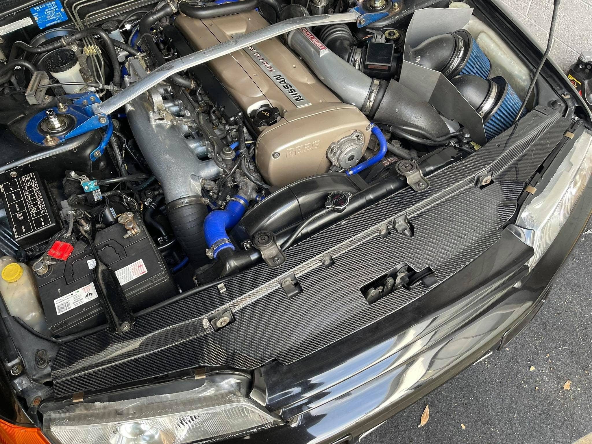 Luxury Sports Luxury Sports Carbon Cooling Panel For Nissan Skyline R32 GTR SR