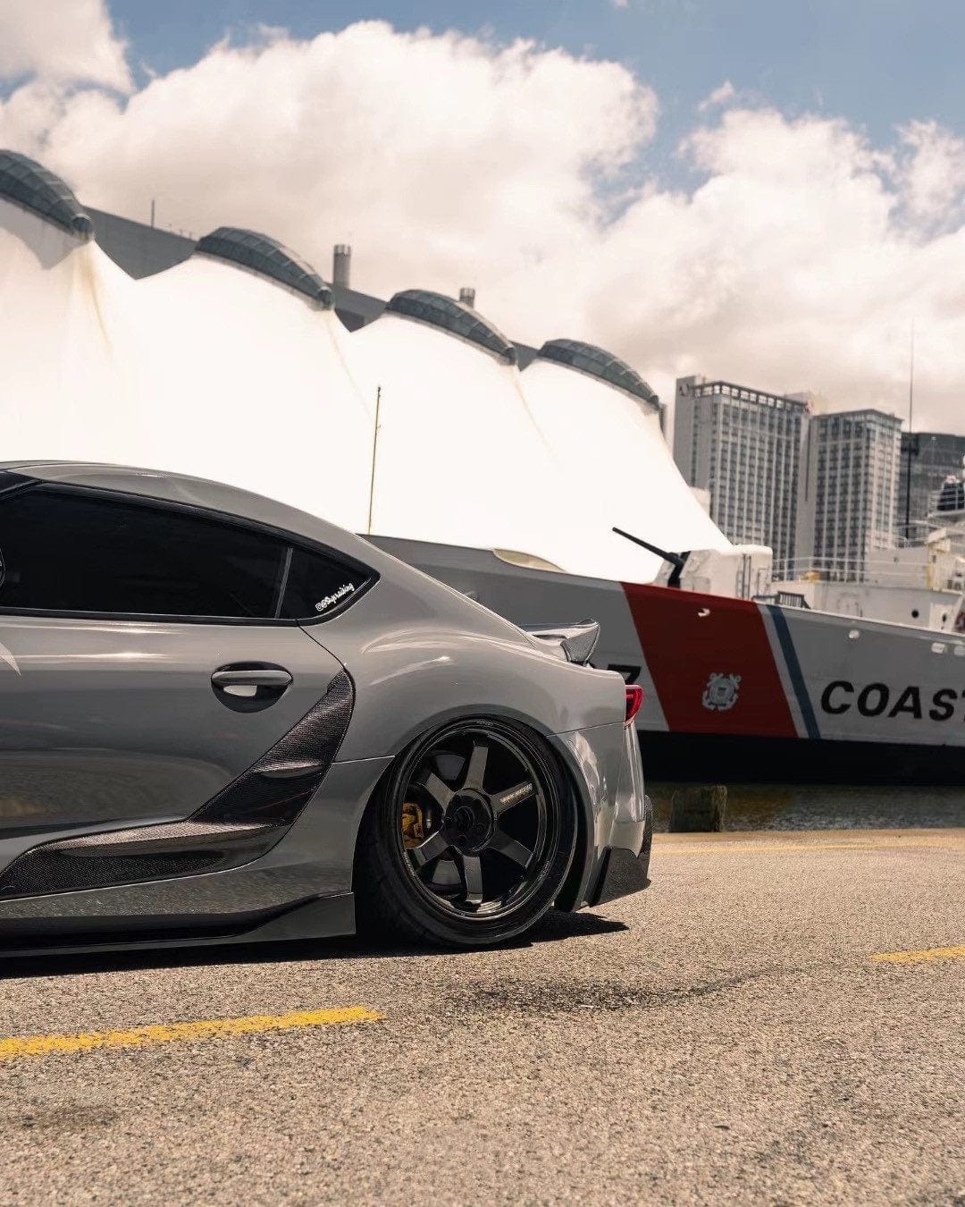 Luxury Sports Luxury Sports Carbon Door Garnish For Toyota Supra A90 -PP SR