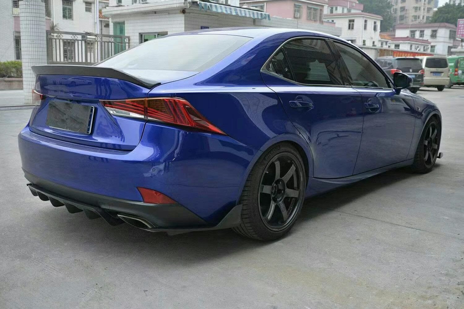 Luxury Sports Luxury Sports Carbon Front Lip + Rear Diffuser For Lexus IS 17-18 -PP SR