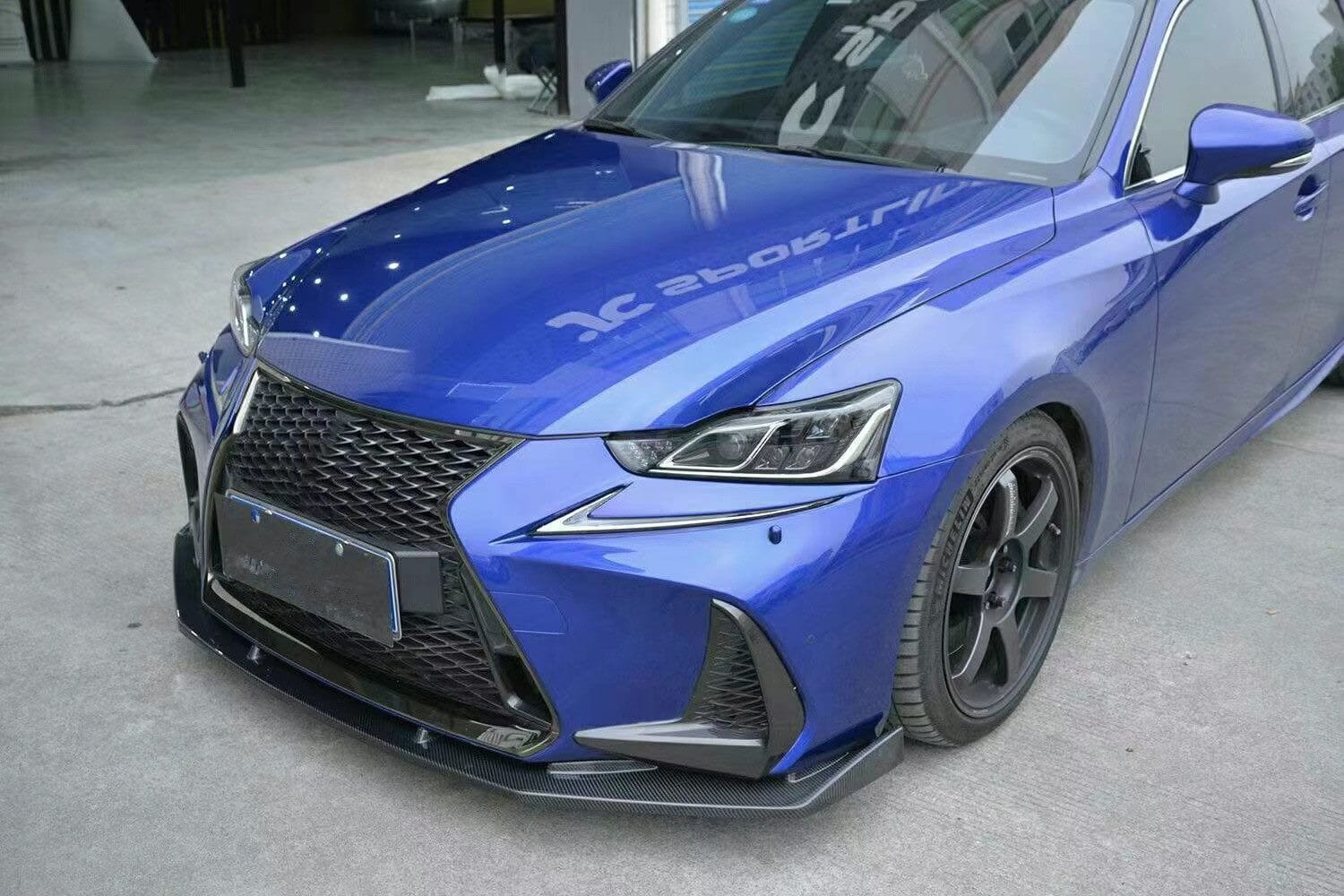 Luxury Sports Luxury Sports Carbon Front Lip + Rear Diffuser For Lexus IS 17-18 -PP SR