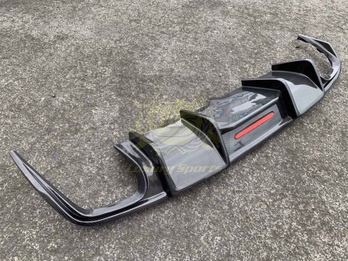 Luxury Sports Luxury Sports Carbon Rear Diffuser For Audi A6 09-11 SR