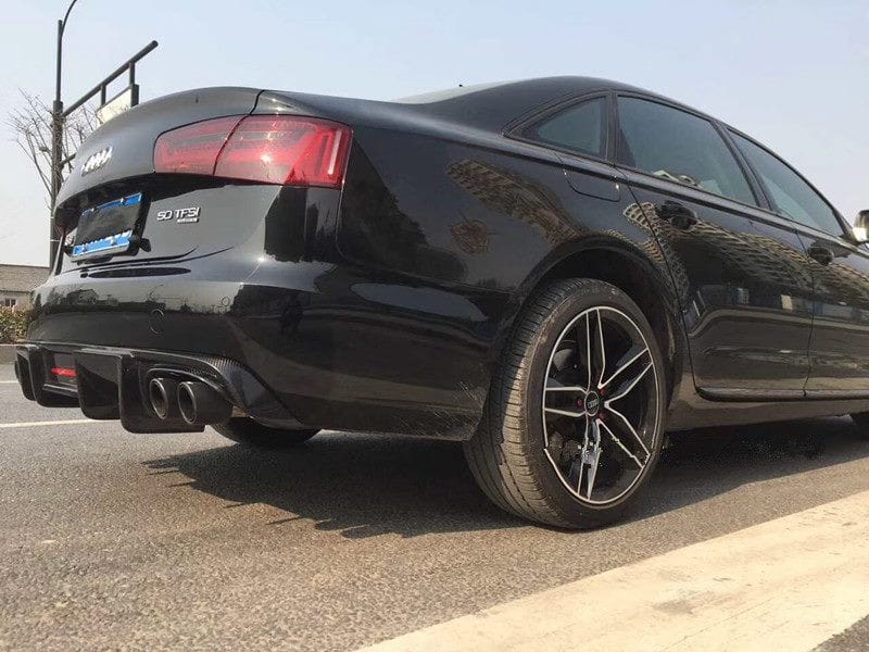 Luxury Sports Luxury Sports Carbon Rear Diffuser For Audi A6 09-11 SR