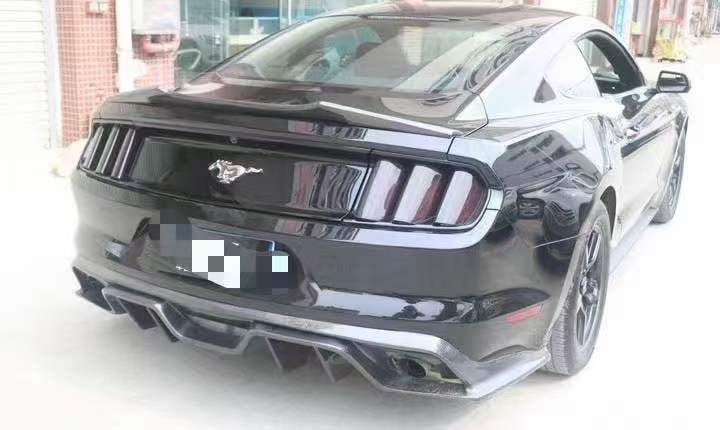 Luxury Sports Luxury Sports Carbon Rear Diffuser For Ford Mustang 15-17 -PP SR