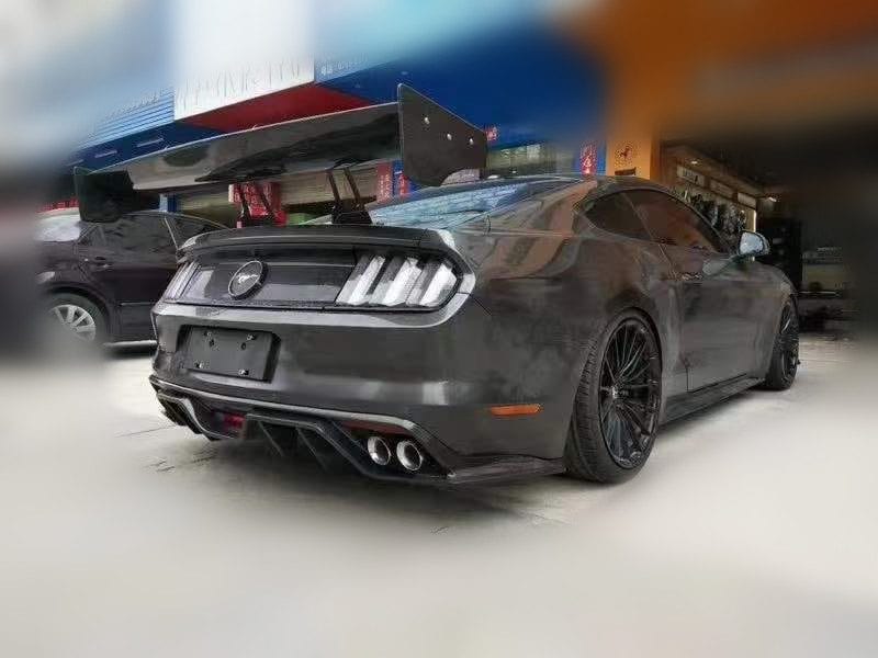 Luxury Sports Luxury Sports Carbon Rear Diffuser For Ford Mustang 15-17 -PP SR