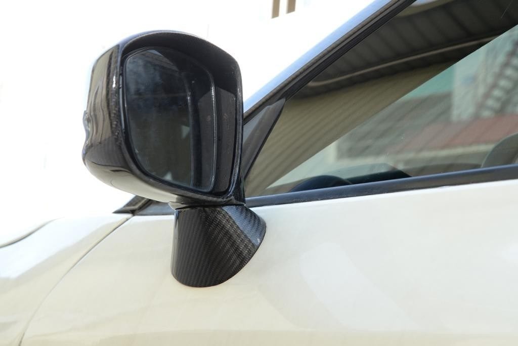 Luxury Sports Luxury Sports Carbon Side Mirror With Base Cover For Nissan Skyline R35 -PP SR