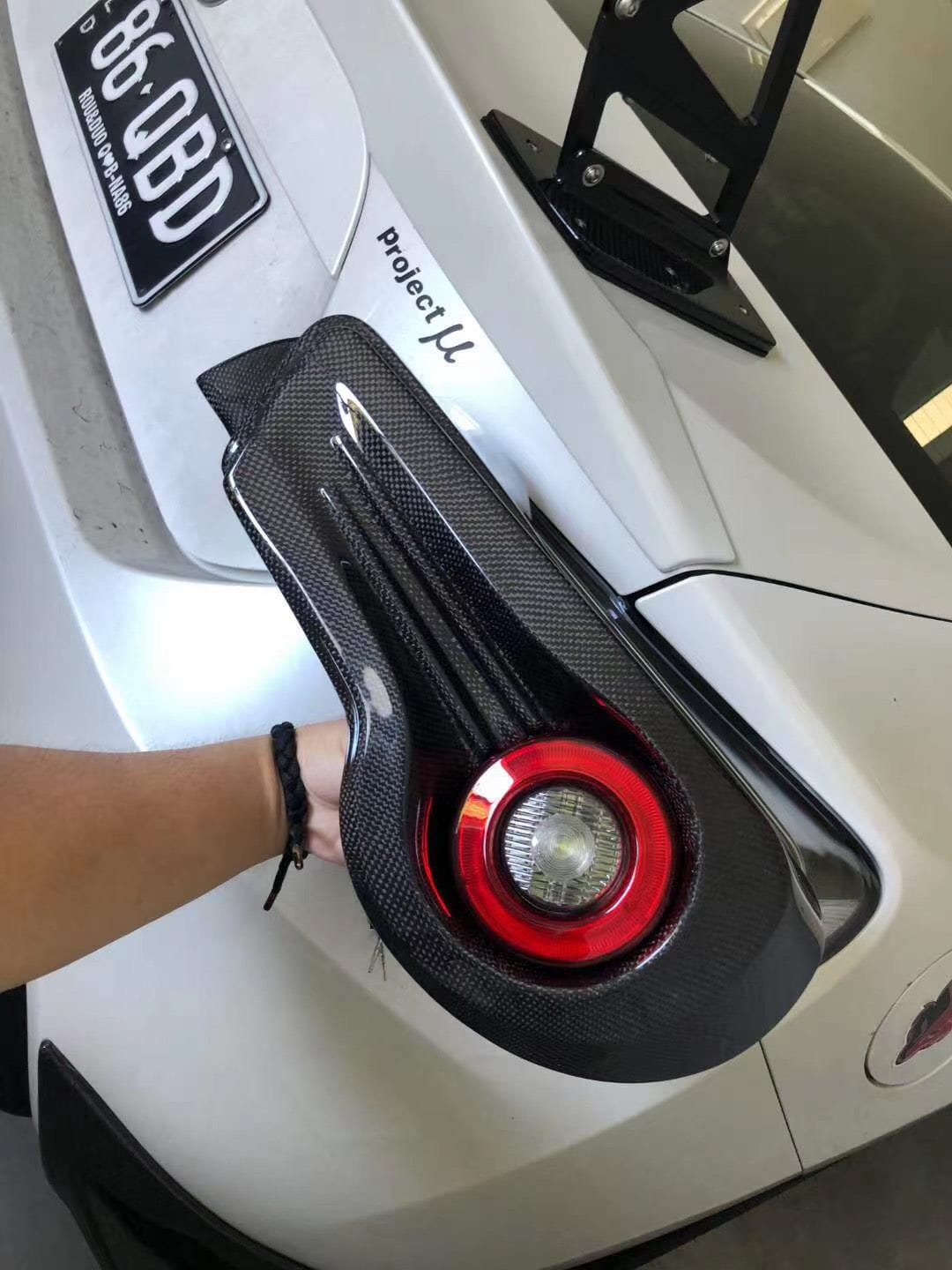 Luxury Sports Luxury Sports Carbon Taillights For Toyota GT86 -PP SR