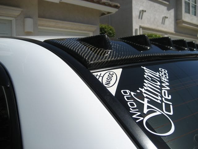 Luxury Sports Luxury Sports Carbon Vortex Generator Roof Fin For Subaru Impreza V7-10 SR