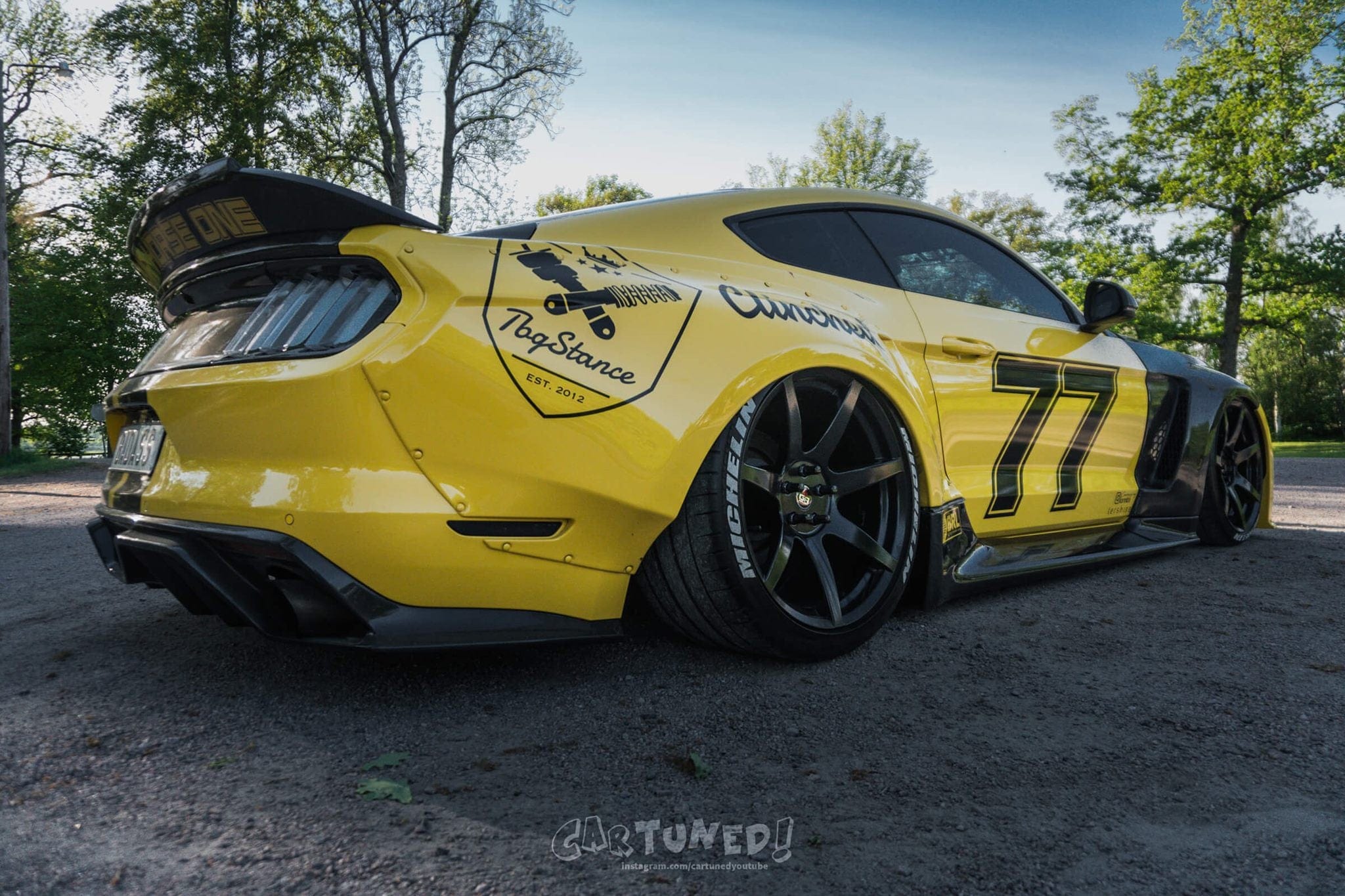 Luxury Sports Luxury Sports Chinched Style Wide Bodykit For Ford Mustang 15-18 -PP SR