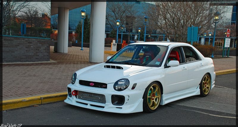 Luxury Sports Luxury Sports Cwest Style Front Bumper For Subaru Impreza STI V7 SR