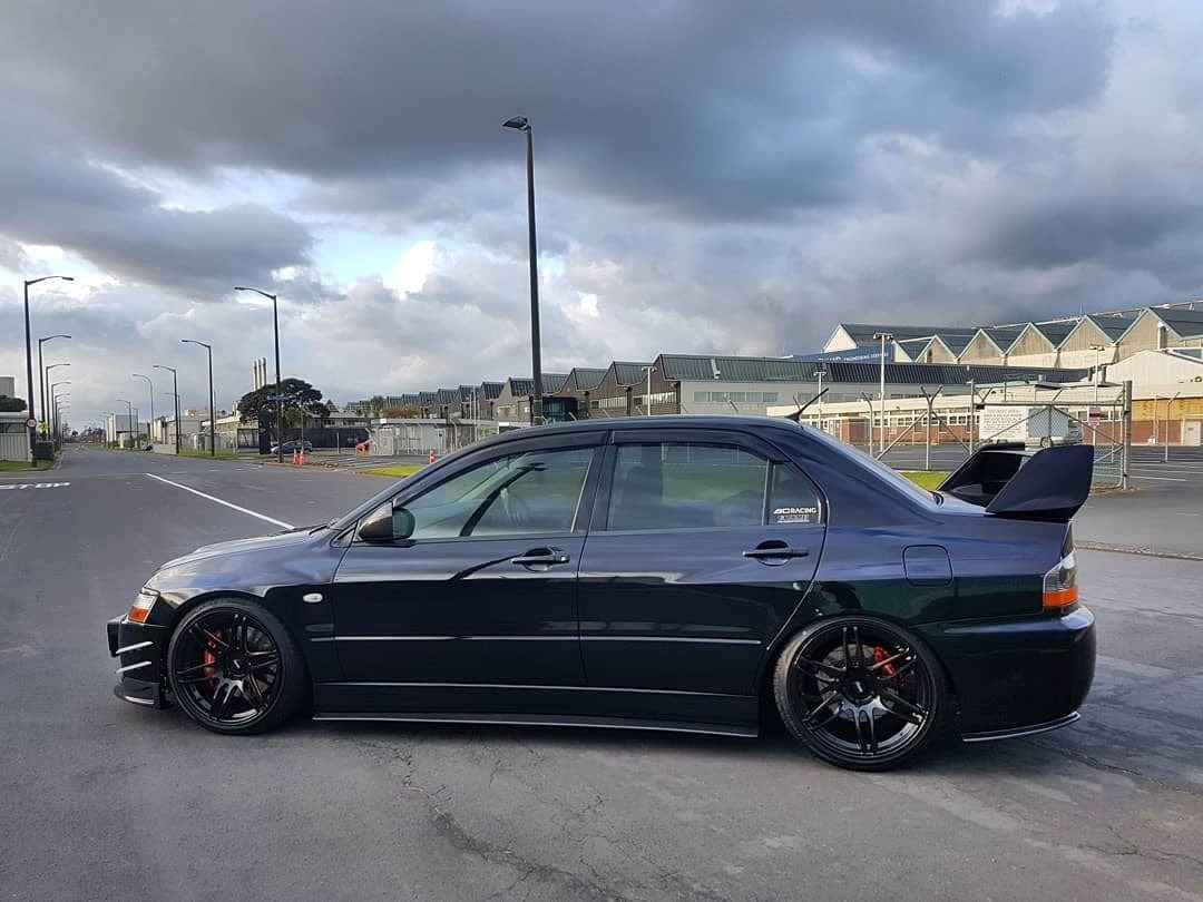 Luxury Sports Luxury Sports Damd Style Carbon Rear Bumper Extension For Mitsubishi EVO 9 SR