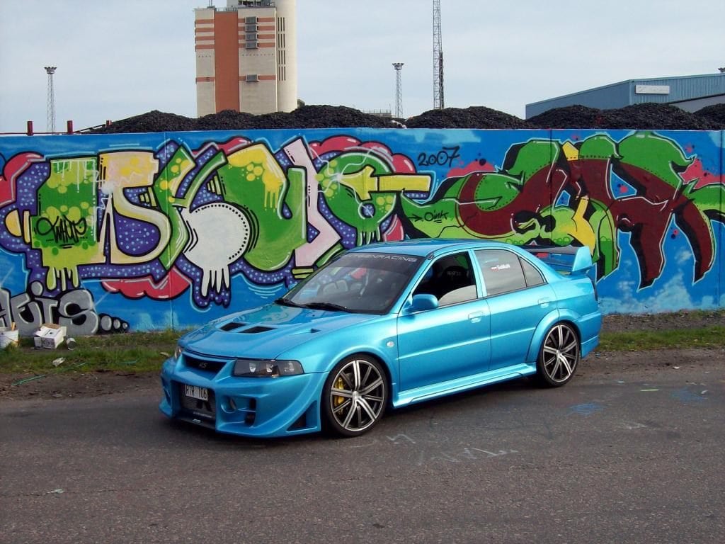 Luxury Sports Luxury Sports DAMD Style Front Bumper For Mitsubishi EVO 5 EVO 6 SR