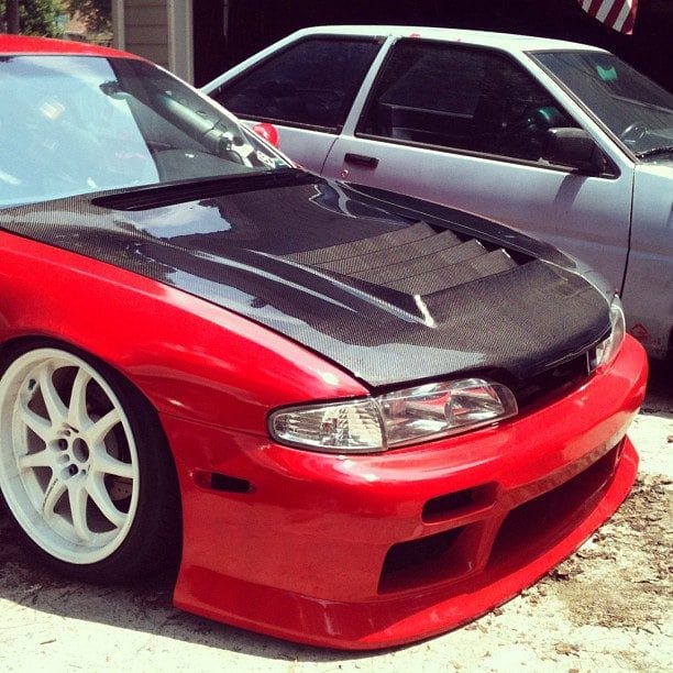 Luxury Sports Luxury Sports Dmax Style Carbon Bonnet For Nissan Silvia S14 PFL SR