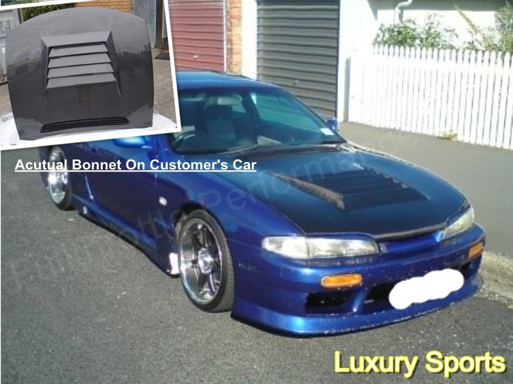 Luxury Sports Luxury Sports Dmax Style Carbon Bonnet For Nissan Silvia S14 PFL SR