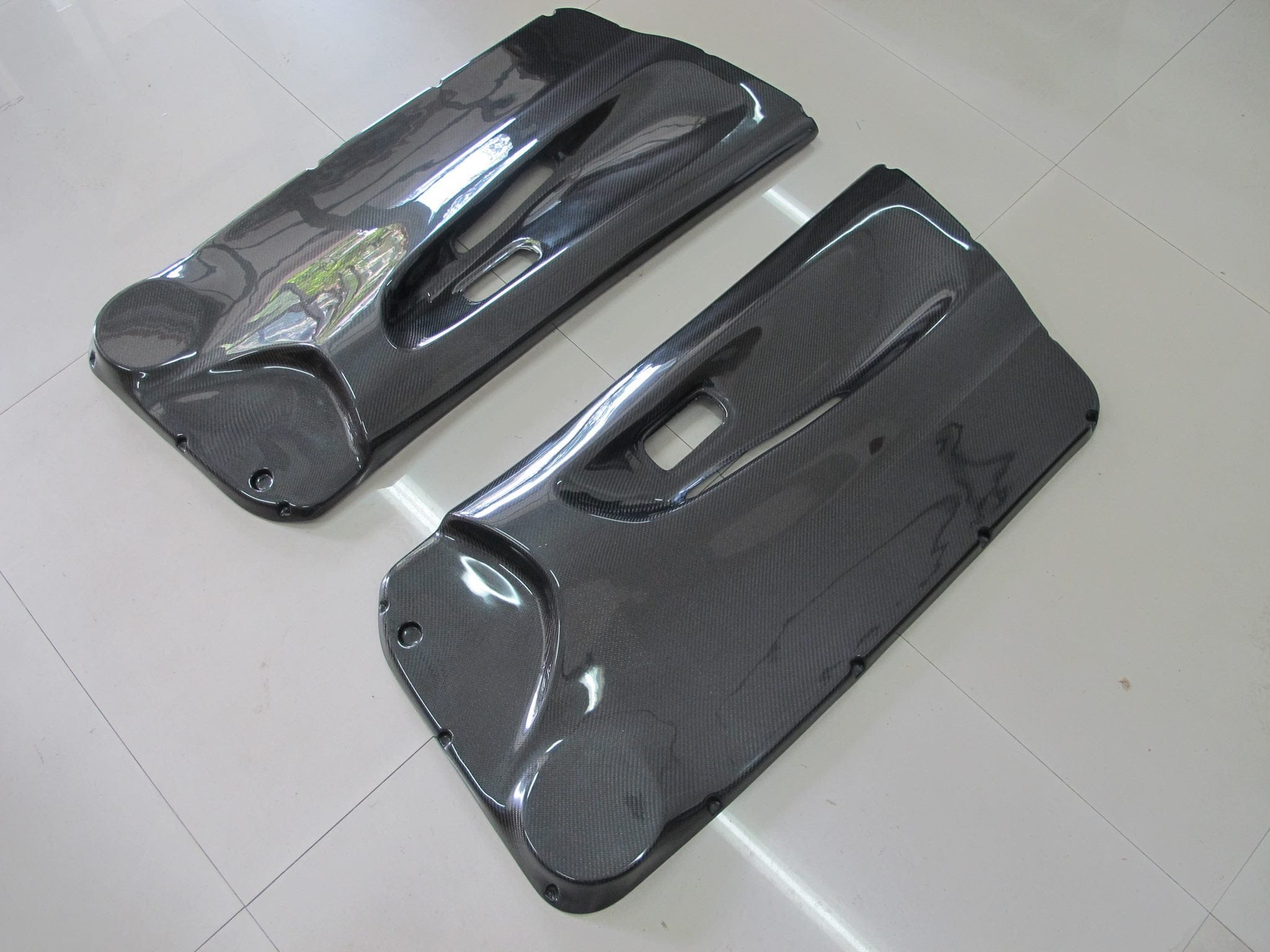 Luxury Sports Luxury Sports Dmax Style Door Card Siliva 180SX S13 CARBON -PP SR