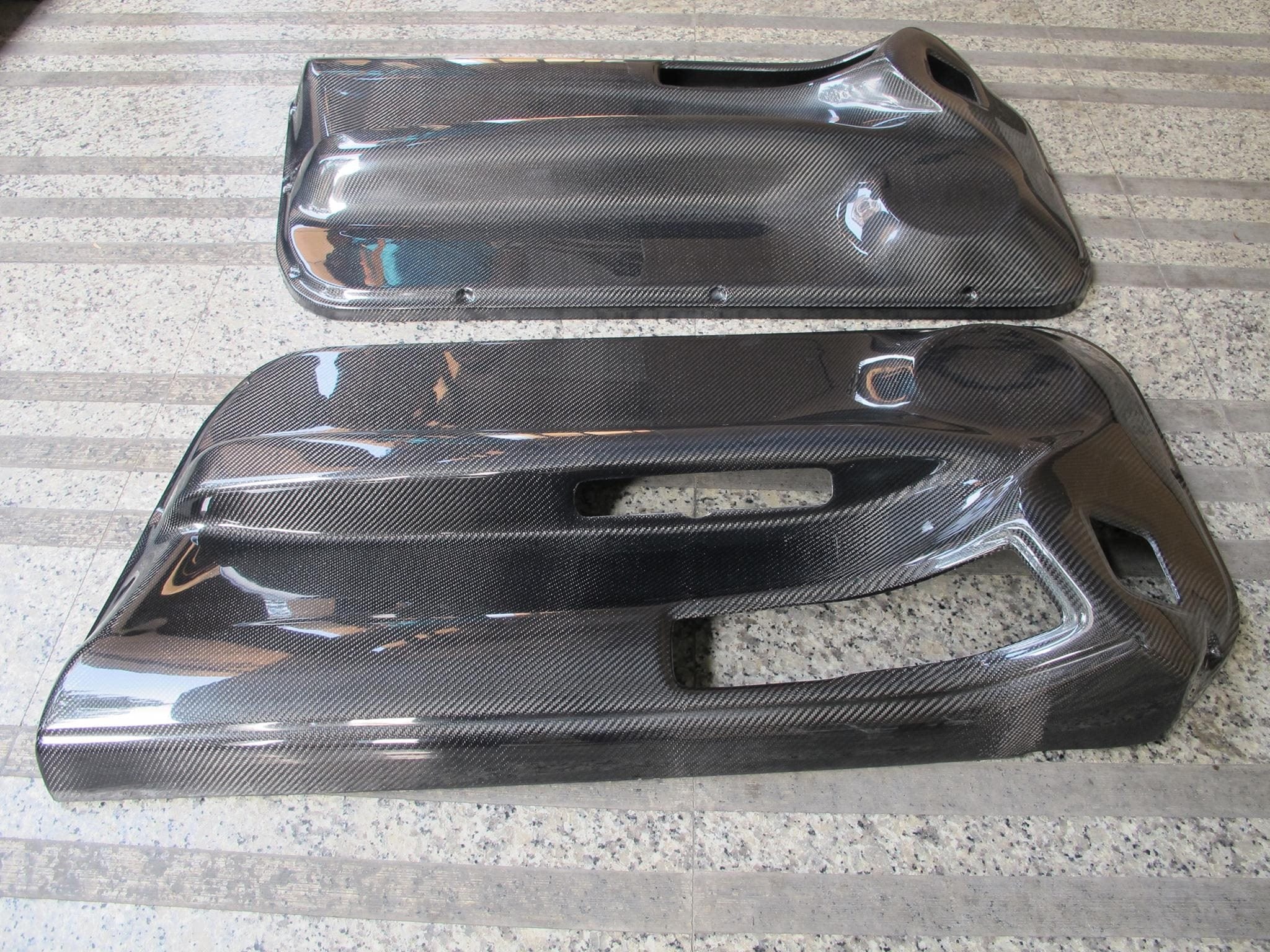 Luxury Sports Luxury Sports Dmax Style Door Card Siliva S14 CARBON -PP SR