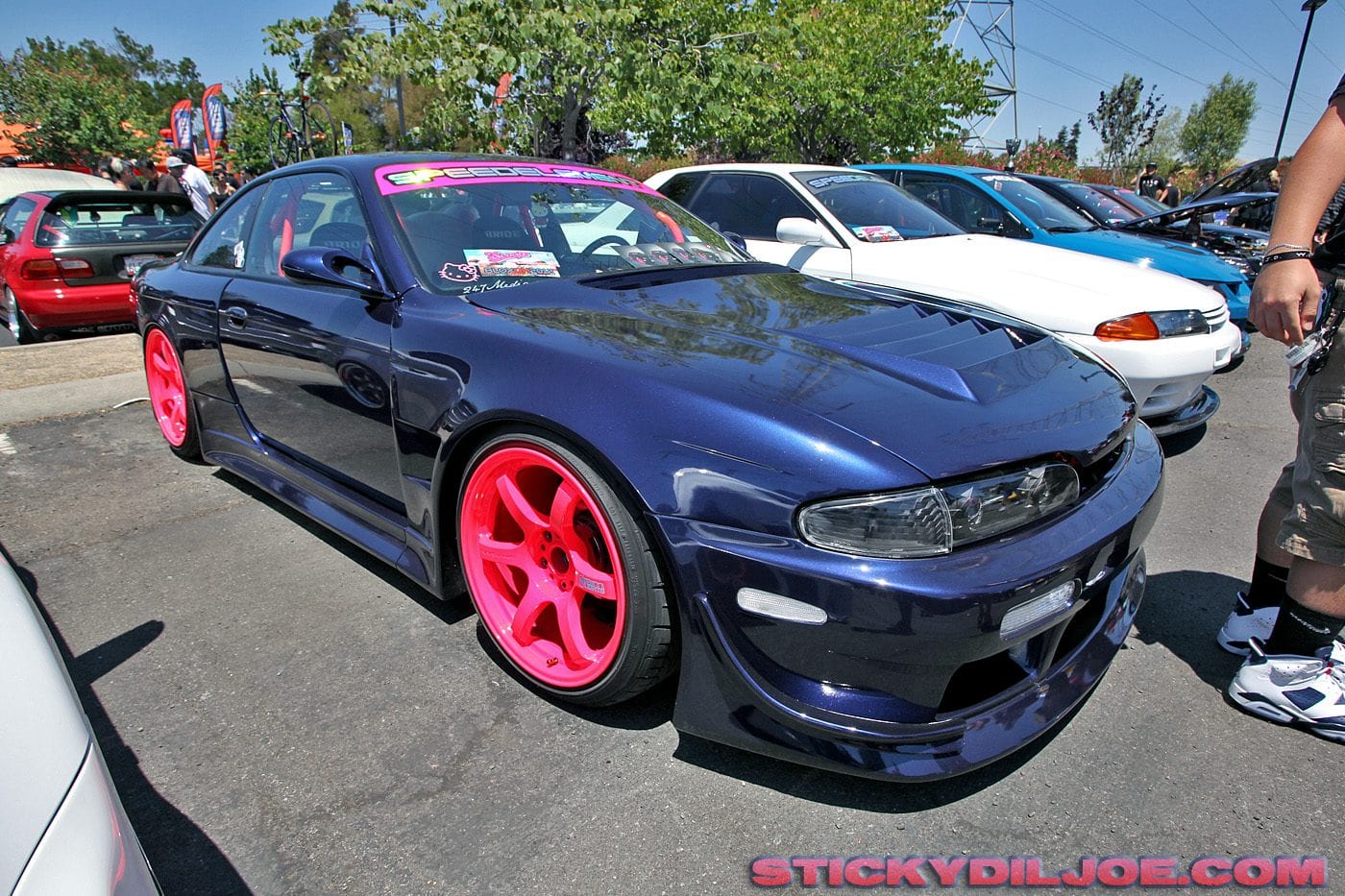 Luxury Sports Luxury Sports Dmax Style Fiberglass Bonnet For Nissan Silvia S14 PFL SR