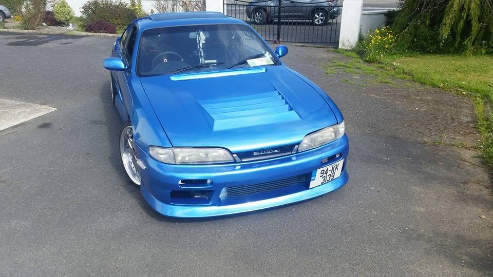 Luxury Sports Luxury Sports Dmax Style Fiberglass Bonnet For Nissan Silvia S14 PFL SR